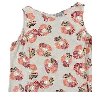 Habitat Linen Blend Sleeveless Floral Dress